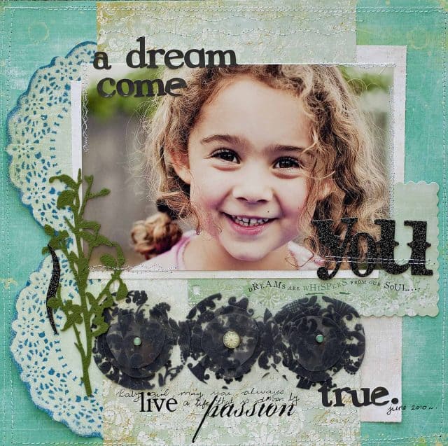 Dream Come True Scrapbooking Cover