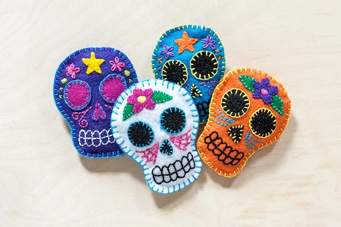 Felt Skulls