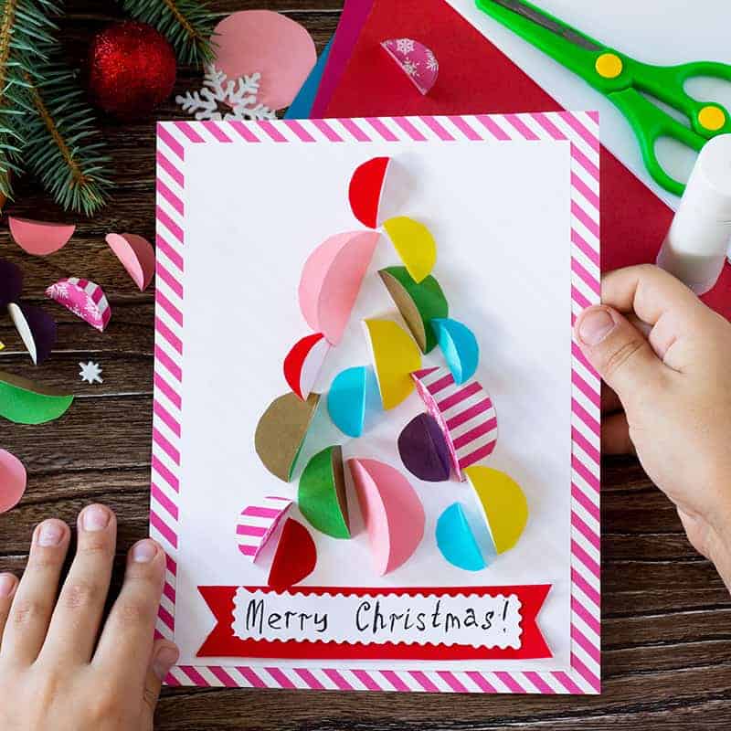 Fun And Easy Diy Christmas Card Craft Idea For Kids Or Adults