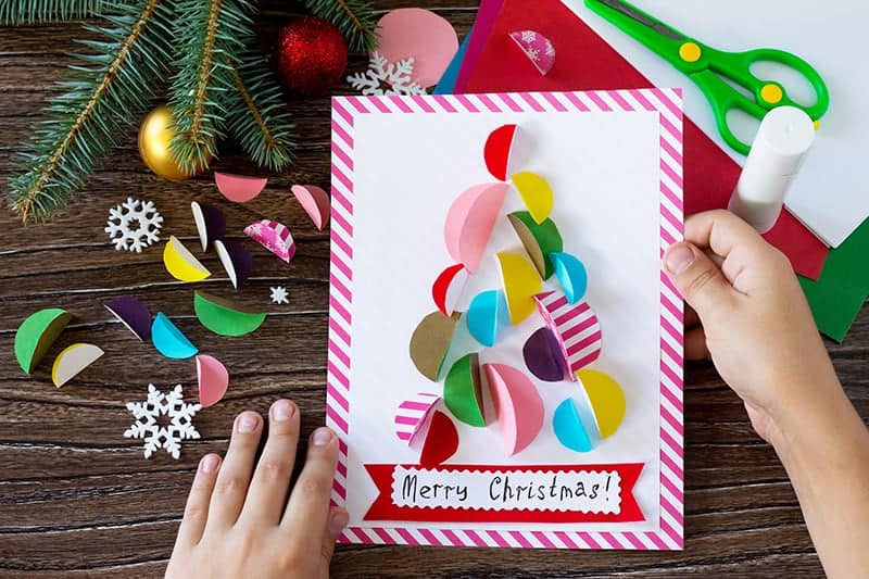 DIY Xmas Card Craft for Kids