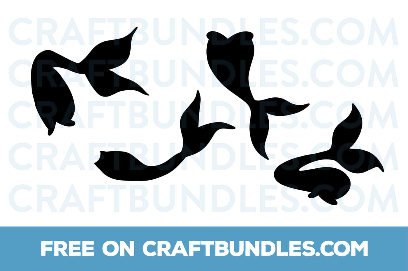 FREE Mermaid Tails SVG Cut File