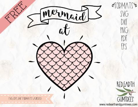 Free Mermaid Quote File for Cricut and Silhouette