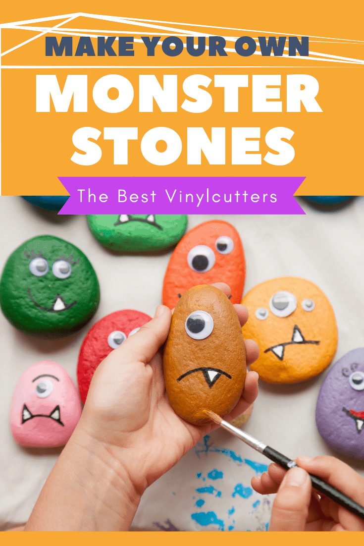 Kids Craft Ideas Monster Stone Tutorial