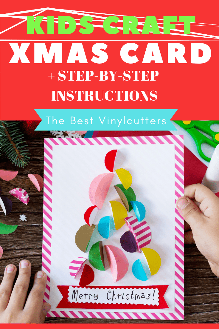 DIY Kids Christmas Card Craft with Instructions