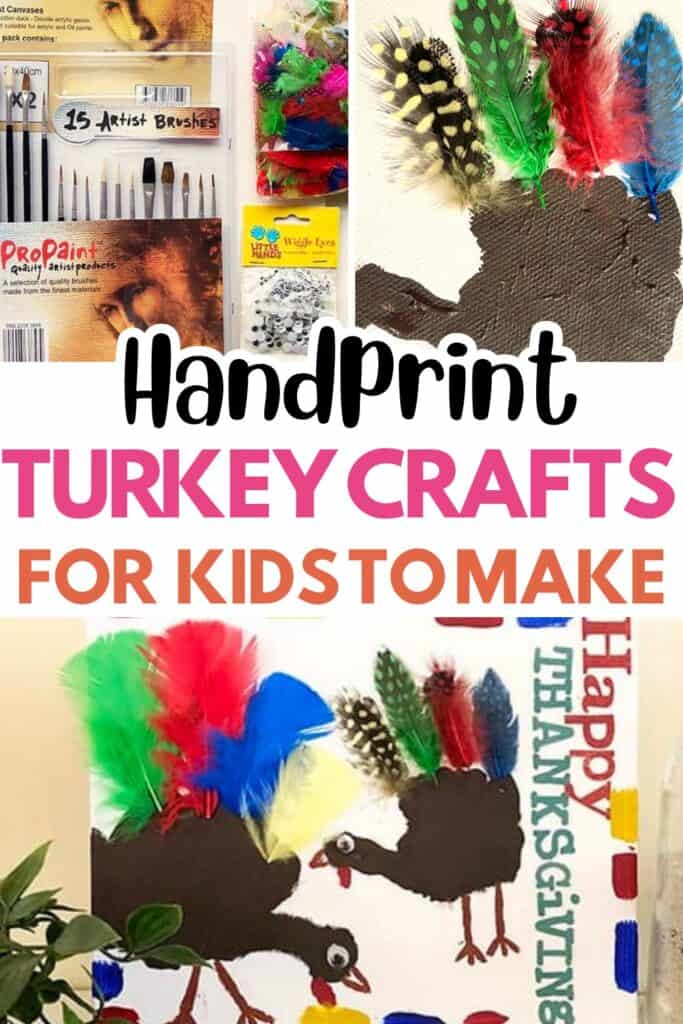 hand turkey craft
