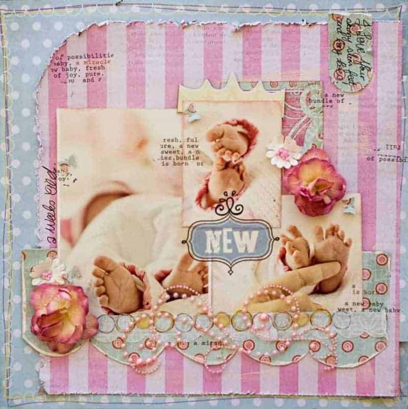 baby girl scrapbook