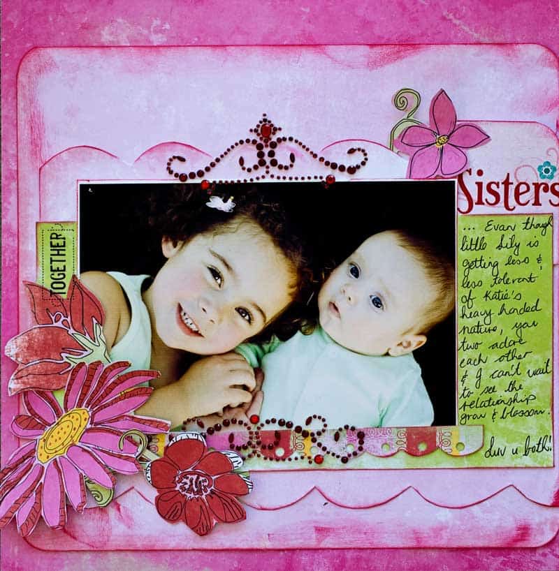  baby girl scrapbook album