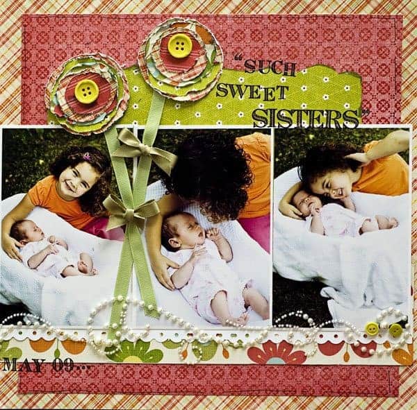  baby scrapbook layouts