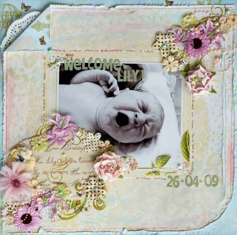 baby scrapbook ideas