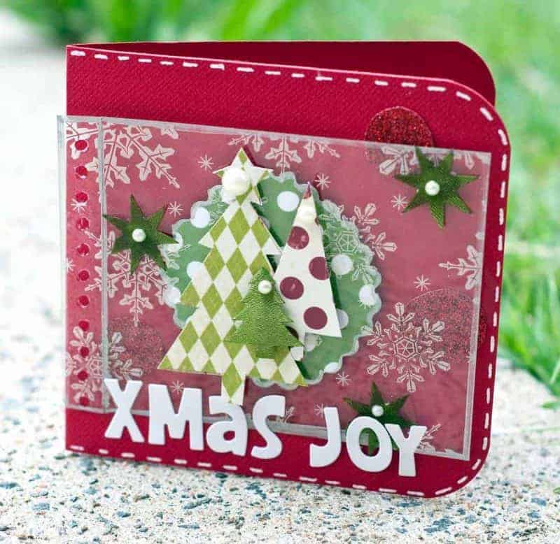 diy xmas card ideas: joy