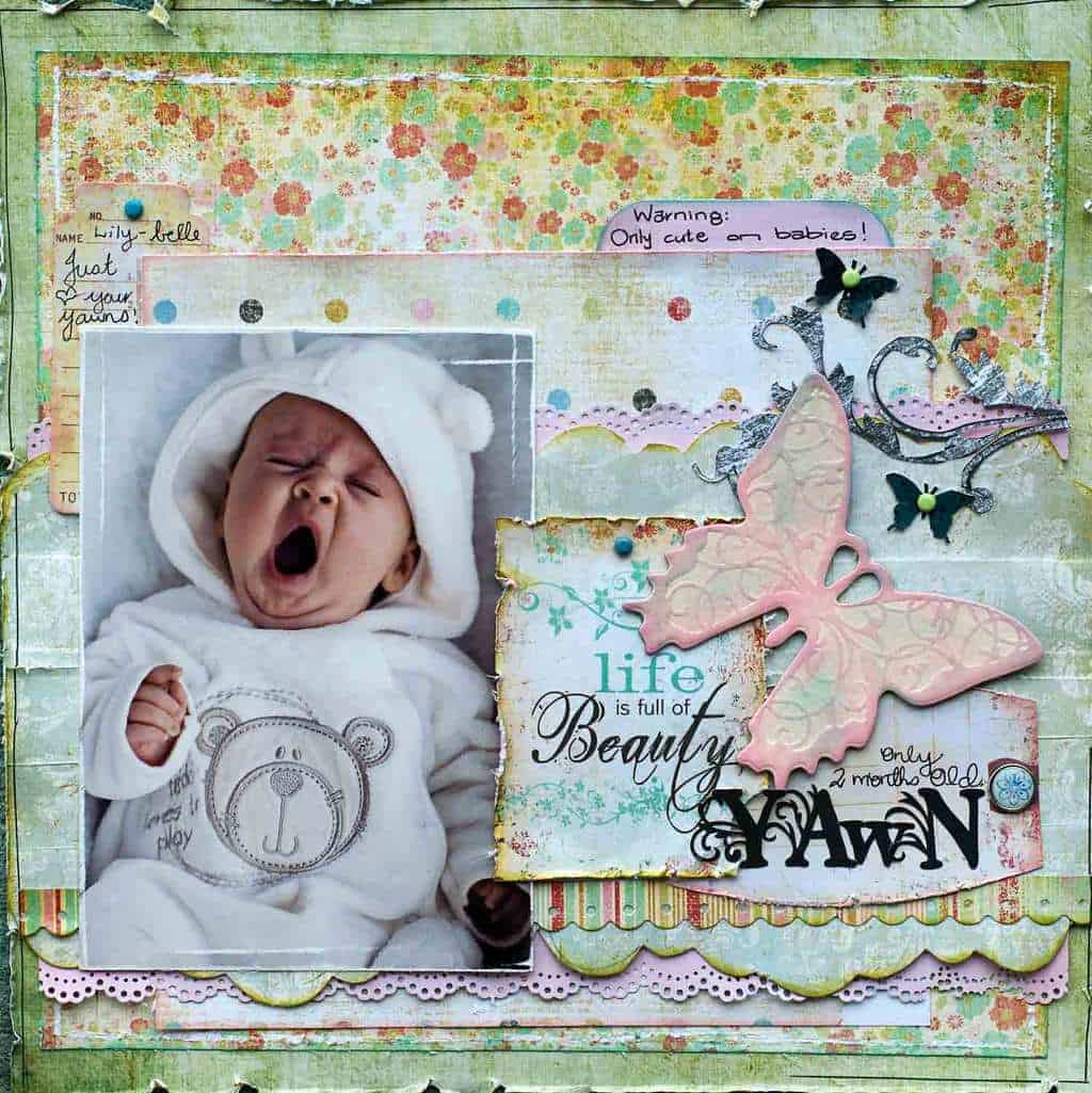 baby's first scrapbook