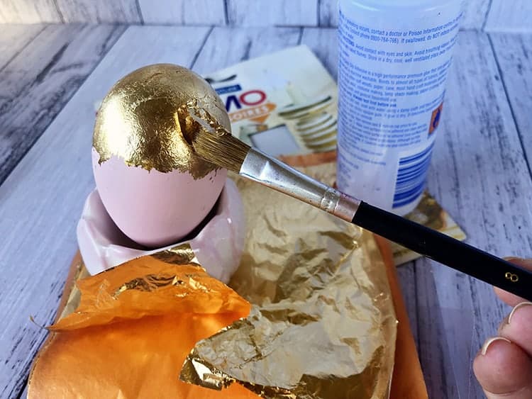 DIY Easter Eggs Designs with Vinyl and Metal Leaf