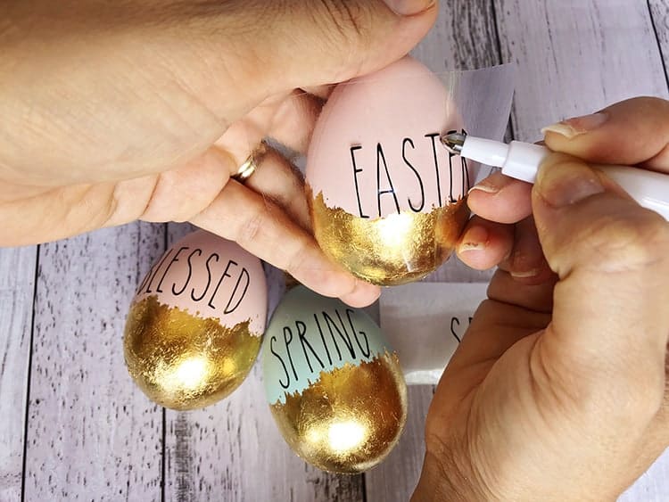 DIY Vinyl Easter Eggs Design ideas