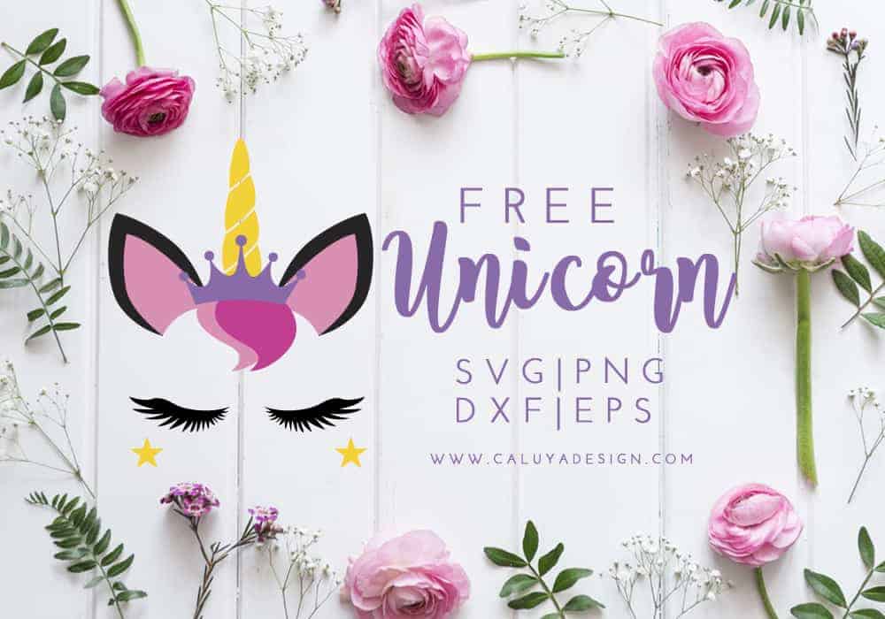 Free princess unicorn face downloable file