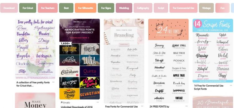 Where to Find Free Fonts for Cricut Design Space