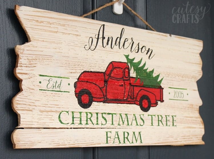 christmas-tree-farm-how to make a sign