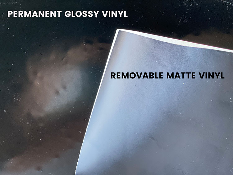 how to tell the difference between permanent and removable vinyl