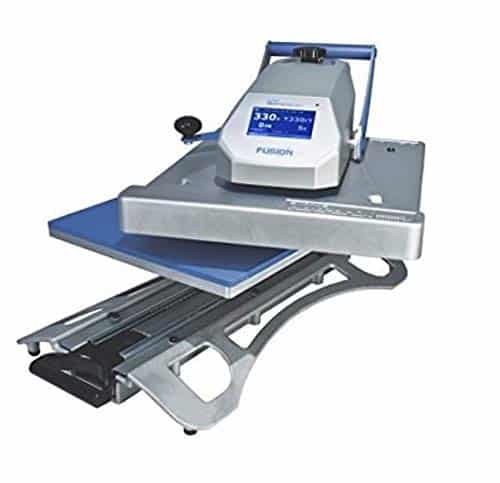 Heat Press with drawer swing away upper plate
