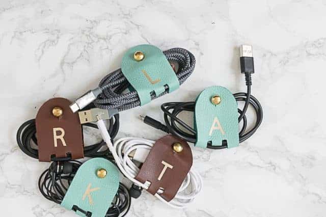 DIY Leather Cord Keepers