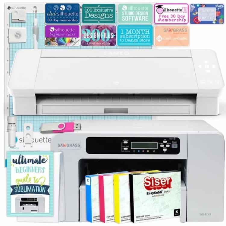 Cameo 4 and sublimation printer bundle