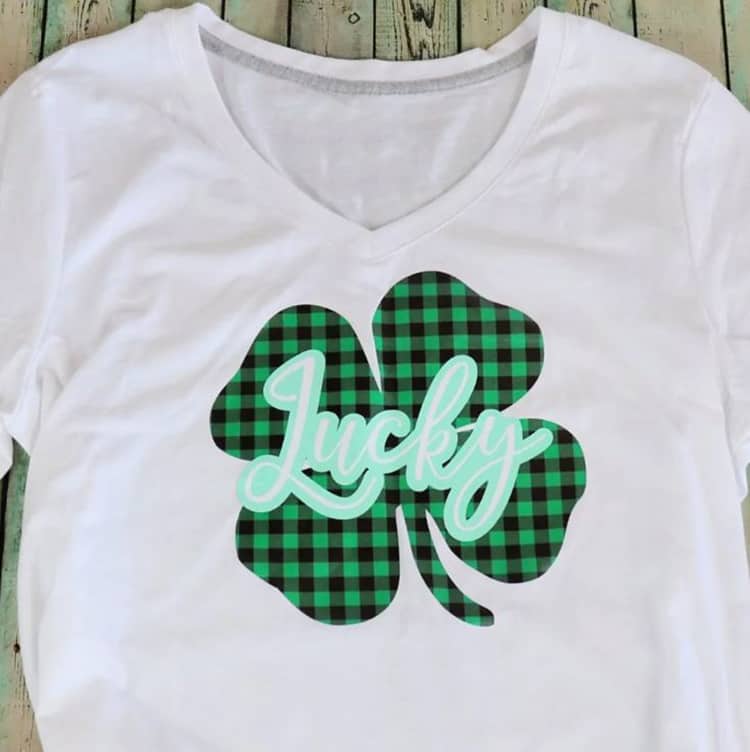 Layered Vinyl St Patricks Day T Shirt