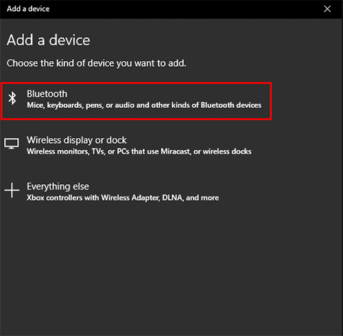 Connecting Bluetooth on PAC