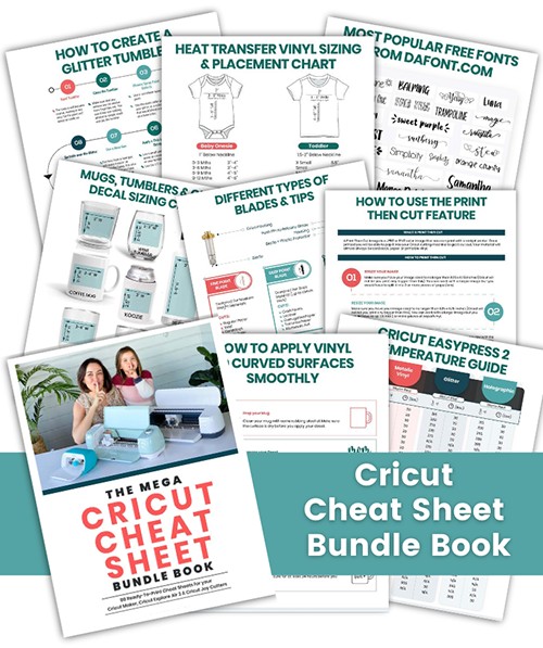 Cricut Cheat Sheet PDF Book