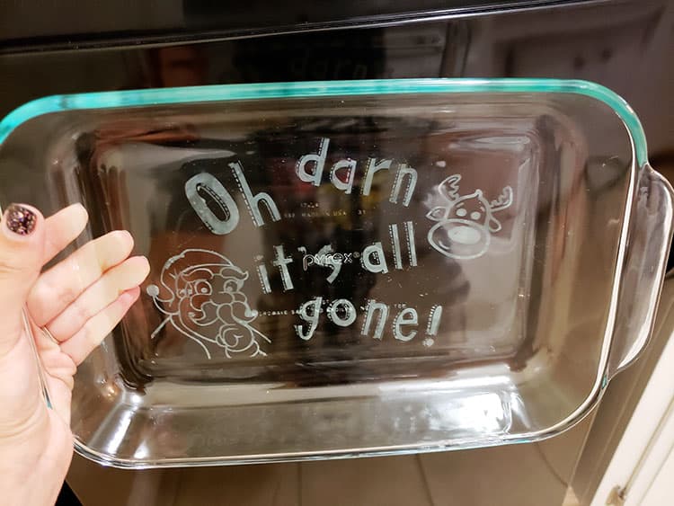 How to Make an Etched Baking Dish