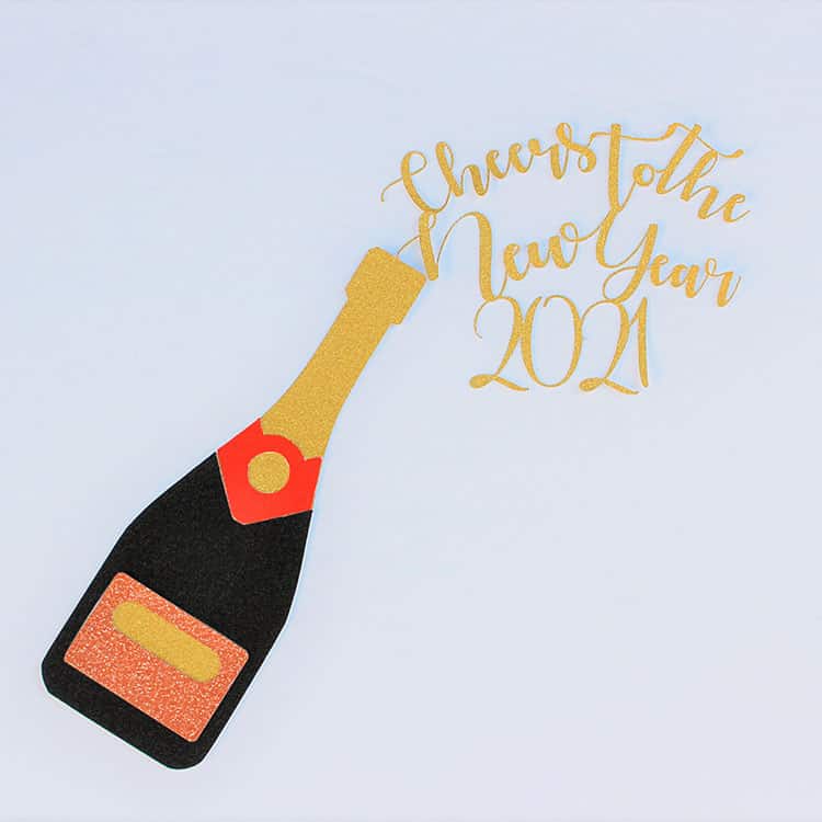 New Years Cake Topper SVG