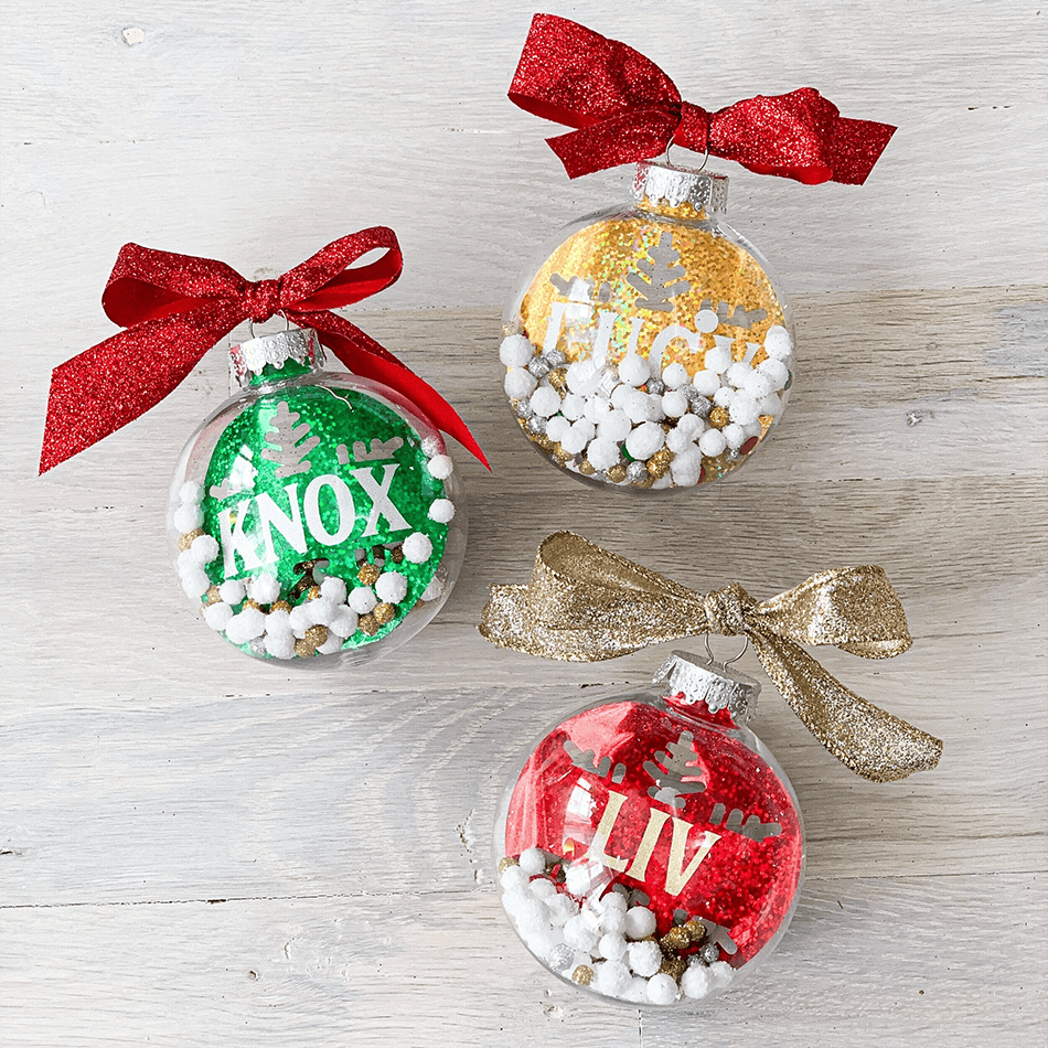 foil name confetti ornaments by part of me blog