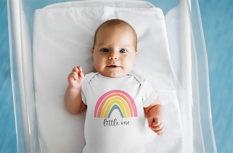 Rainbow-Cricut-Baby-Onesie