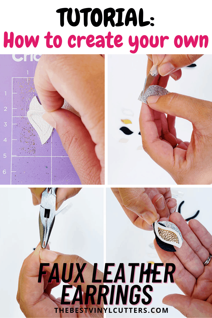 How to Create Your Own Faux Leather Earrings