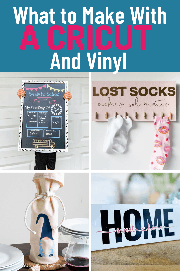 What to Make with a Cricut and Vinyl