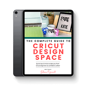 Cricut Design Space PDF Book on iPad