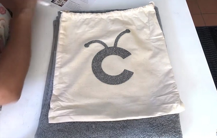 Finished product - canvas dustbag