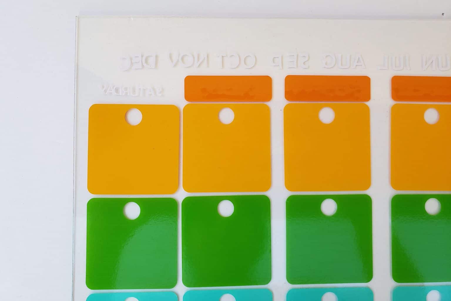 Cricut Teacher Gift Idea Monthly Plexiglass Calendar