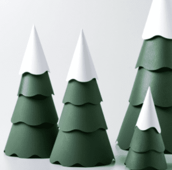3D Layered Pine Tree
