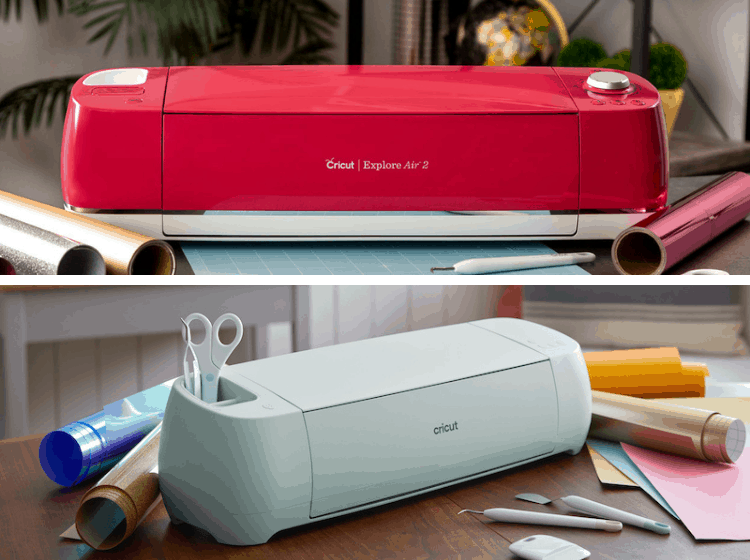 Cricut Explore 3 and Roll Holder Bundle | Easy Use of Matless Cricut Smart  Materials with Built in Trimmer