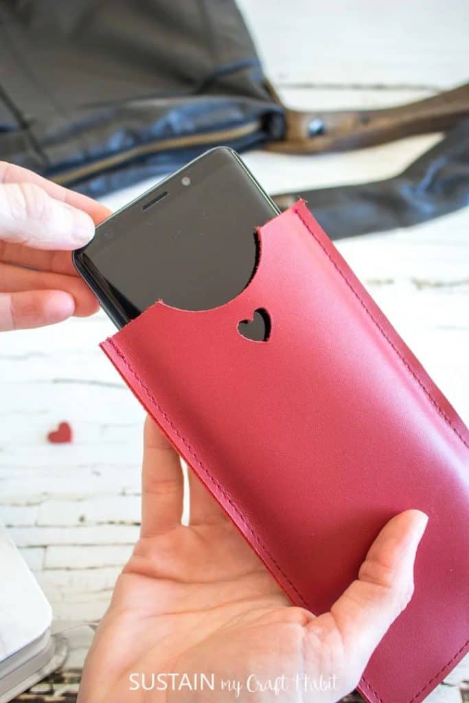 Leather Phone Sleeve