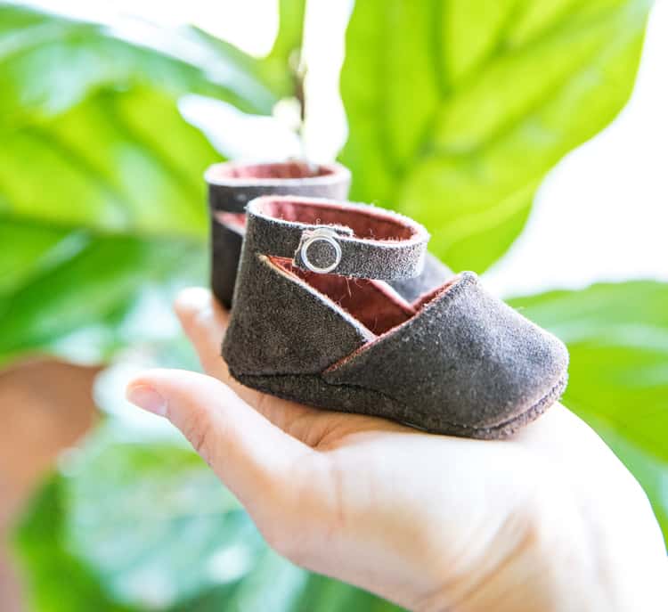 Leather Baby Shoes Cricut