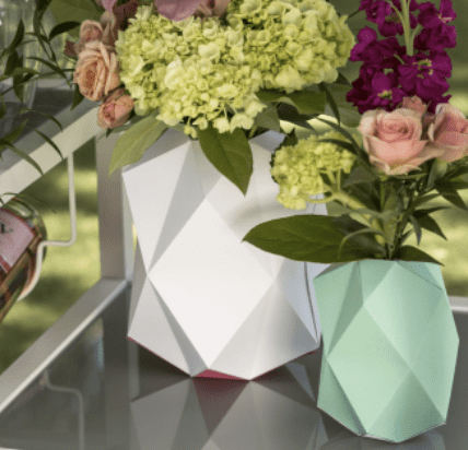 Paper Pineapple Vases
