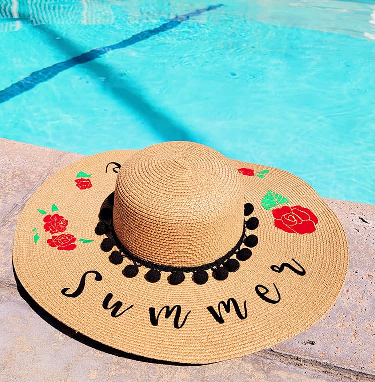 personalized sun hat