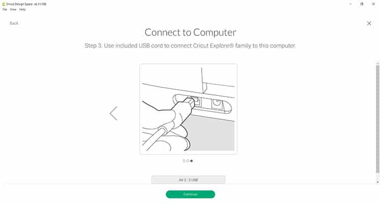 Connect the USB cord to your computer
