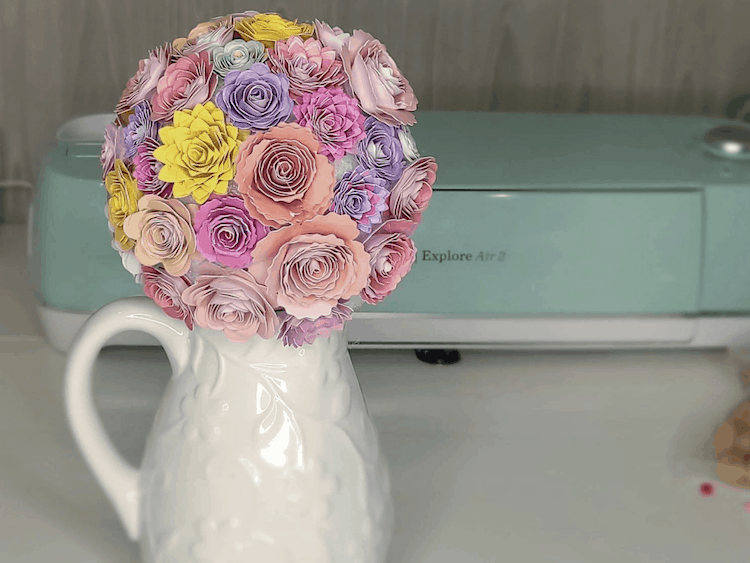 Cricut Paper Flower Bouquet