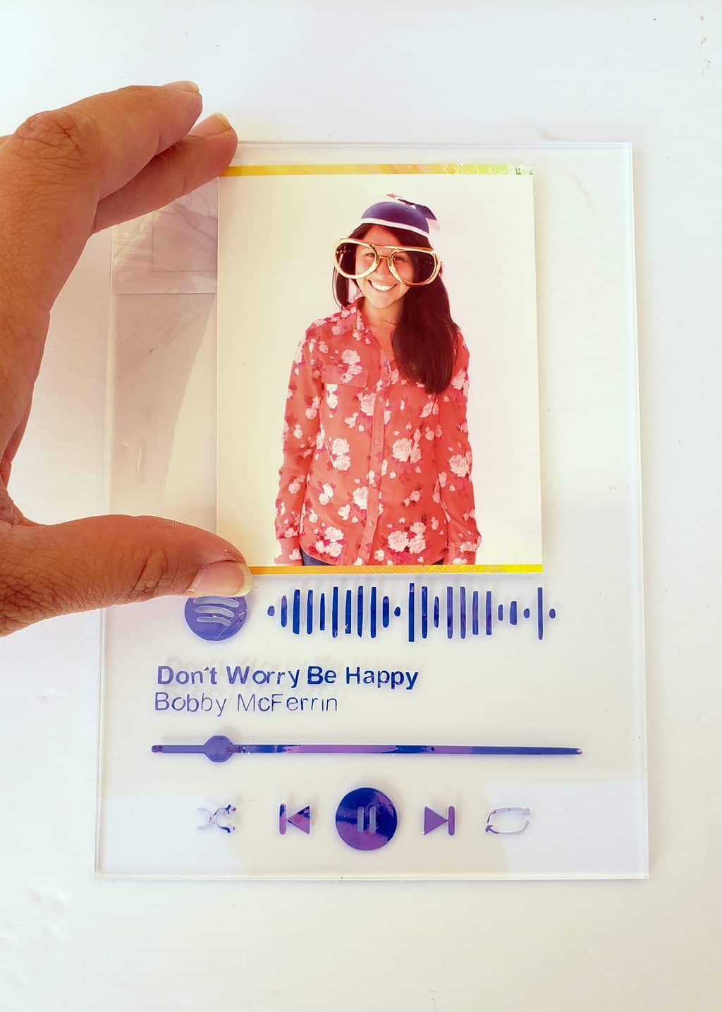 How to Make Spotify Glass Artwork with Cricut