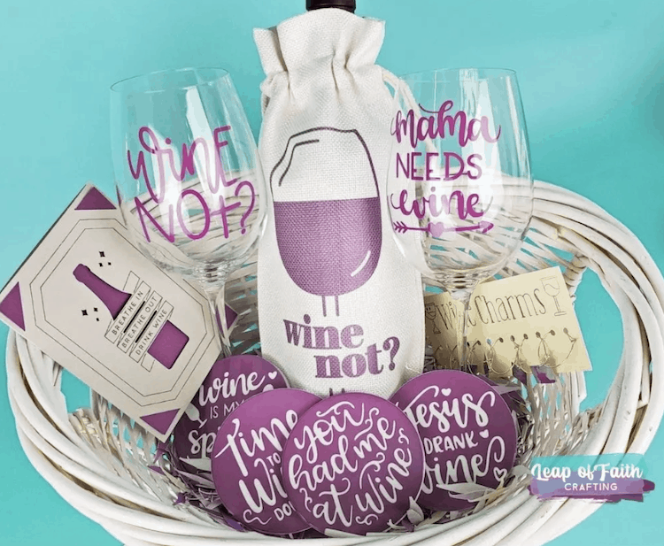 DIY Wine Gift Basket