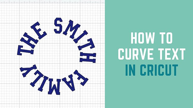 How to curve text in cricut design space