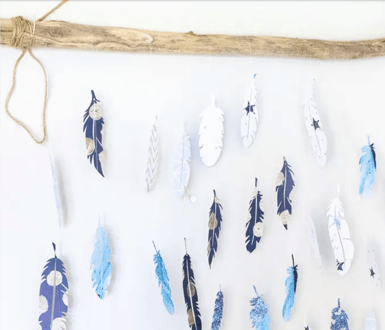 Paper Feather Decor