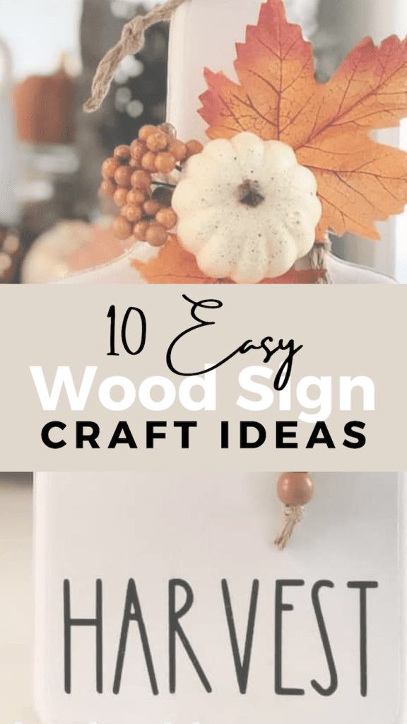 10 Easy Wood Sign Craft Ideas copy