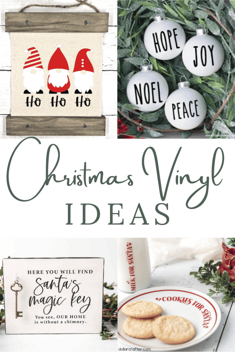 16 Christmas Vinyl Ideas That You Can Whip Up Quickly This Year!